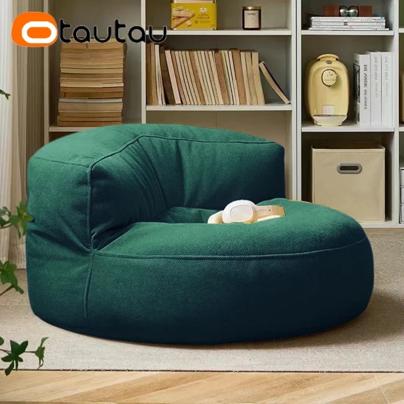 OTAUTAU 충전재 포함 방수 빈백 푸프 의자, 정원 - Floor Cushion Pouf 리뷰 및 가격