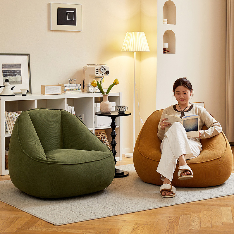 싱글 빈백 소파 거실 소파 프레임리스 레이지 소파 의자 - Floor Cushion Pouf 리뷰 및 가격